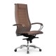 Кресло руководителя Метта Samurai Lux-2 MPES экокожа светло-коричневый