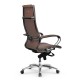 Кресло руководителя Метта Samurai Lux-2 MPES экокожа светло-коричневый