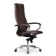Кресло руководителя Метта Samurai Lux-2 MPES экокожа темно-коричневый