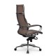 Кресло руководителя Метта Samurai Lux-11 MPES экокожа светло-коричневый