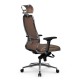 Кресло руководителя Метта Samurai KL-3.041 MPES экокожа светло-коричневый