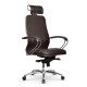 Кресло руководителя Метта Samurai KL-2.04 MPES экокожа темно-коричневый