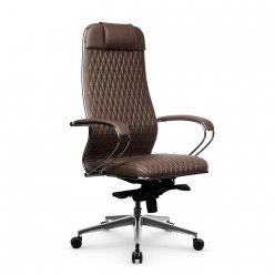 Кресло руководителя Метта Samurai KL-1.041 MPES B-Edition экокожа светло-коричневый