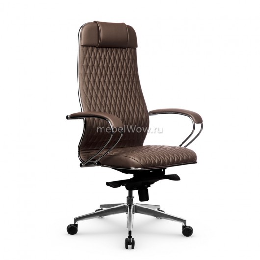 Кресло руководителя Метта Samurai KL-1.041 MPES B-Edition экокожа светло-коричневый