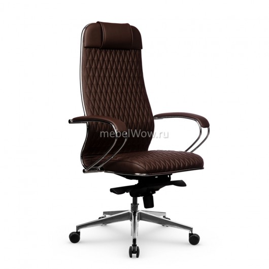 Кресло руководителя Метта Samurai KL-1.041 MPES B-Edition экокожа темно-коричневый
