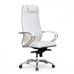 Кресло руководителя Метта Samurai KL-1.04 MPES C-Edition экокожа белый