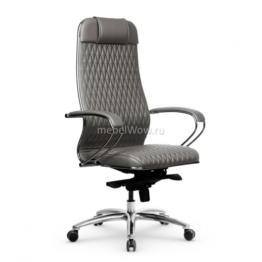 Кресло руководителя Метта Samurai KL-1.04 MPES B-Edition экокожа серый