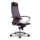 Кресло руководителя Метта Samurai Comfort-1.01 кожа коричневый