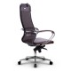 Кресло руководителя Метта Samurai Comfort-1.01 кожа коричневый