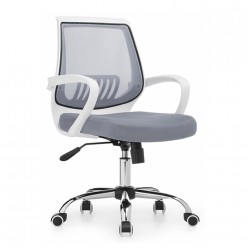 Кресло компьютерное Woodville Ergoplus светло-серый/белый