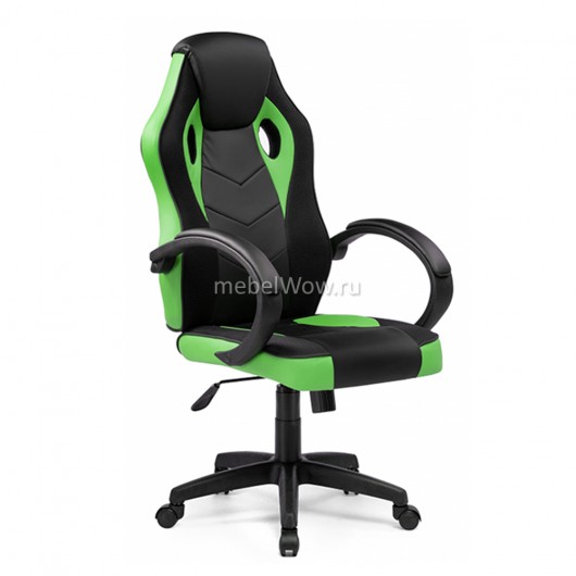 Кресло компьютерное Woodville Kard черный/зеленый