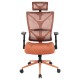 Кресло руководителя Chairman CH566 сетка/ткань оранжевый